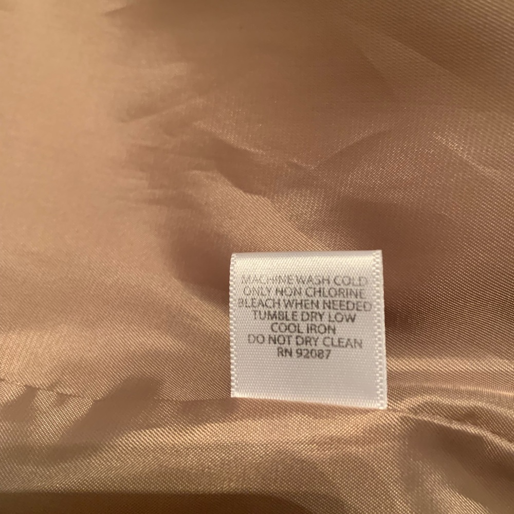SAKS FIFTH AVE TRENCH COAT. Sz extra small - Picture 4 of 4